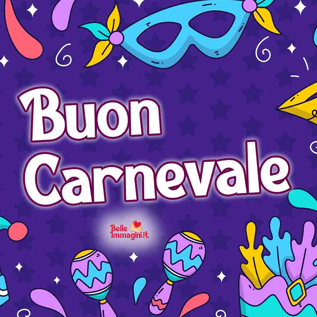 Buon Carnevale Immagini Colorate